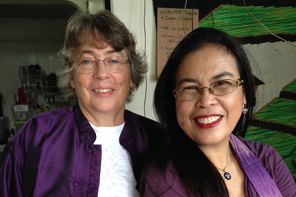 MARY HENSLEY (left) and Victoria Garcia have teamed up to bring Cordillera heirloom rice to the world. (Photo: Mary Hensley)