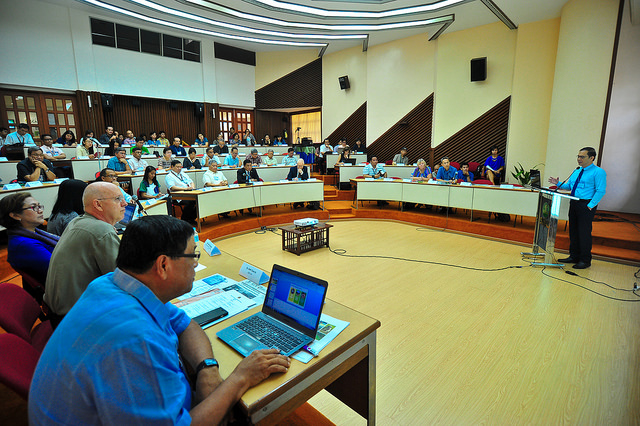 As UPLB pursues its plans for internationalization, global partnerships with institutions such as the CGIAR centers become increasingly relevant, according to Dr. Simplicio Medina, director of the Office of Institutional Linkages at UPLB. (Photo: IRRI)